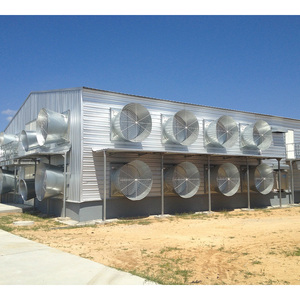 Desain Bangunan Kandang Ternak Sapi Babi Ayam Kuda Kambing dari Struktur Baja Ringan Prefabrikasi Cina - Product Image 4