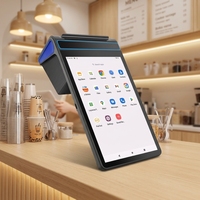 Lecteur de codes-barres pour tablette FYJ F1-88, écran tactile 8 pouces, Android 13, POS portable multilingue, imprimante intégrée, POS pour magasin de détail