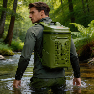 Insulated <b>Cooler</b> Backpack Leakproof <b>Ice</b> Retention Portable <b>Cooler</b> Bag for Beach Camping Hiking Picnic Fishing Outdoor Activities - Product Image 1