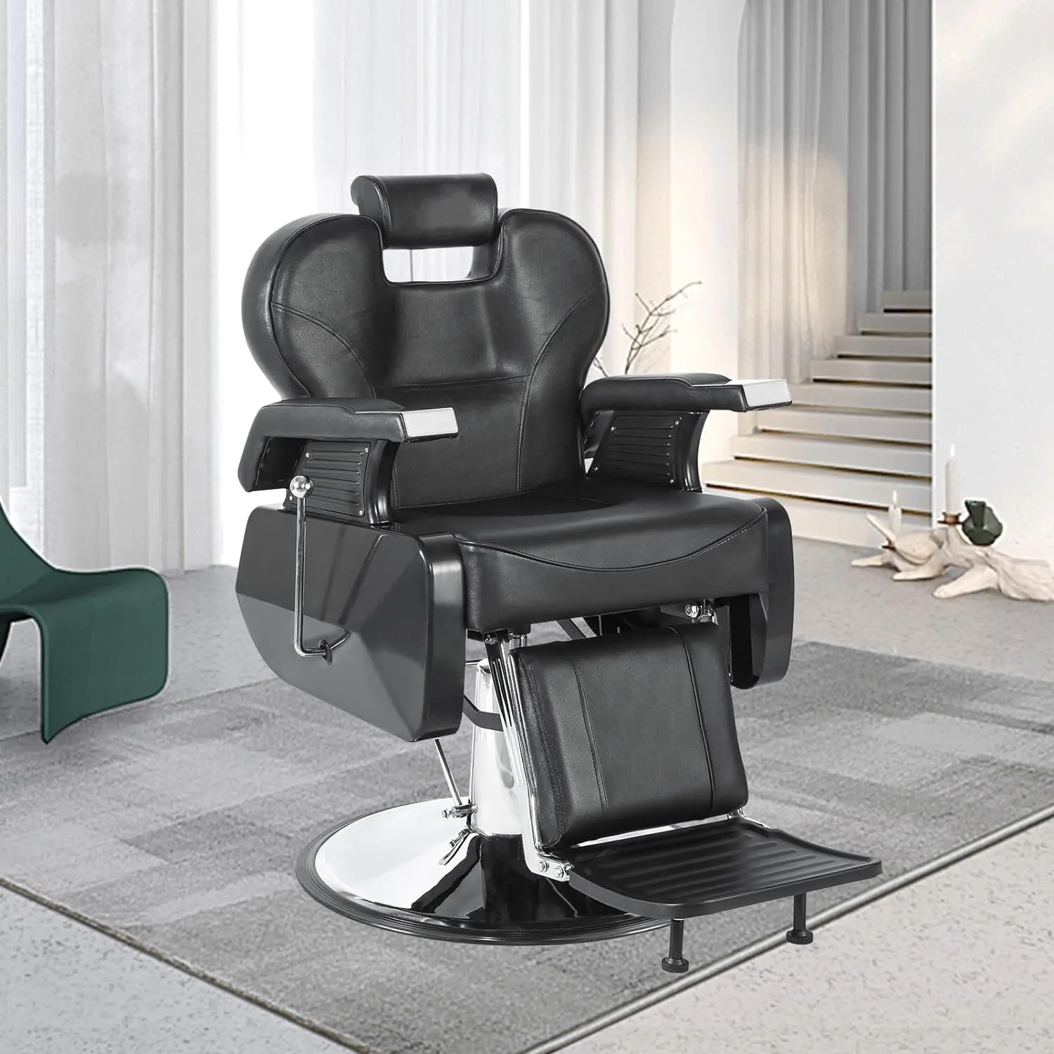 Hot Selling Durable Hair Salon Chairs Heavy Duty MUNICH Classic Antique Salon Equipment Furniture CALIFORNIA arm chair