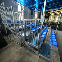 Gradins mobiles en acier pour stades, tribunes d'événements extérieurs, sièges de stade