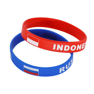 Braccialetto in Silicone Personalizzato con Bandiera Nazionale per Tifosi di <span class=keywords><strong>Calcio</strong></span> 2026, Alta Qualità - Product Image 2