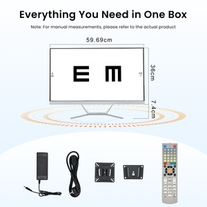 Large Screen 23.8 Inch Led Visual Chart Height Adjustment Optometry Equipment <b>Instrument</b> Ac 110-240v for <b>Optic</b> - Product Image 5