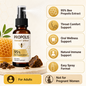 <span class=keywords><strong>Spray</strong></span> per la Gola alla <span class=keywords><strong>Propoli</strong></span> 95% Estratto di <span class=keywords><strong>Propoli</strong></span> d'Api, Supporto Immunitario Naturale, Gocce per <span class=keywords><strong>Adulti</strong></span> (Non Adatto alle Donne in Gravidanza) - Product Image 6