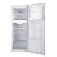 Réfrigérateurs Frigo en acier inoxydable, réversibles, à deux portes, taille appartement, avec congélateur supérieur, pour usage domestique et commercial, 12 pieds cubes