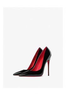 Zapatos de Tacón Alto de Mujer, Tallas 35-44, Color Rojo, Estilo Coreano, de Piel Sintética con Suela Roja, Modelo 2026, Elegantes, Sexys, Tacón de Aguja Delgado de 12 cm, a la Moda - Product Image 6