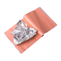 Feuille d'argent italienne de 14 cm, haute brillance, anti-oxydation, pour plafond, meubles, Bouddha, murale, décoration artisanale et nail art