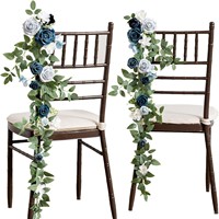 Nouvelle guirlande suspendue en soie artificielle style forêt transfrontalière pour allée de mariage, banc de fleurs, cérémonie et décoration de réception