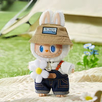POPMART original de haute qualité les monstres tombent dans le SERIES-17cm sauvage figurine de jeu à la mode Labubu jouet boîte aveugle pour cadeaux