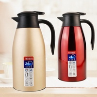 Bouilloire isotherme en acier inoxydable 304 à double paroi pour café, vente en gros d'usine