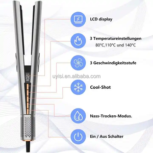 2025 nouveau Multi Styler 2 en <span class=keywords><strong>1</strong></span> Airstyler humide à sécher <span class=keywords><strong>Plancha</strong></span> Cabello flux d'air ventilateur sèche-cheveux Portable fer plat lisseur - Product Image 6