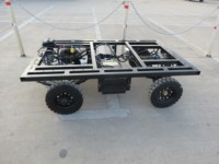 Châssis de camionnette à plateau plat en acier, 4 moteurs, télécommande, 4x4, 4 roues motrices, ATV, UTV, voitures électriques