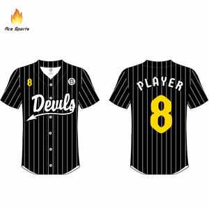 เสื้อเบสบอลแฟชั่นลำลอง สกรีนลายแบบซับลิเมชั่นตามสั่ง เพิ่มสปิริตทีมอย่างยิ่ง ราคาส่งถูกกว่า - Product Image 1