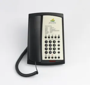 New model hotel guest room phone with MWL work with any brand PABX and free faceplate printing.