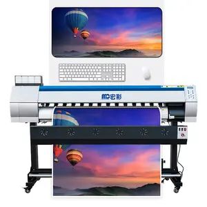 Factory 1.6m/1.8m XP600 Printheads eco solvent printer Digital Printing Machine Large Format Sublimation Printer for cloth