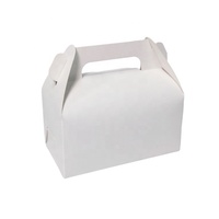 Boîte à dessert en papier à emporter avec poignée, boîte à bonbons creuse en papier, tasse de chocolat, boîtes à gâteaux avec diviseurs
