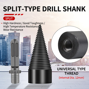 Creation One <b>Auger</b> <b>Drill</b> Bit 12mm Shank For Wood Splitting Dropshipping - Product Image 2