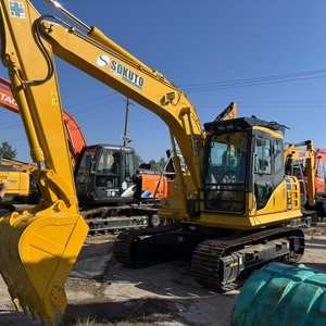 รถขุดตีนตะขาบ Komatsu PC130 มือสอง สภาพดีจากญี่ปุ่น ราคาถูก |   รถขุดโคมัตสึ PC130 ที่ใช้ในโครงการก่อสร้างถนน - Product Image 2