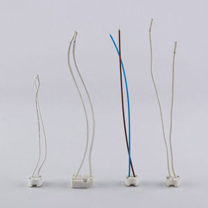 Gốm giữ đèn ổ cắm cơ sở <span class=keywords><strong>Adapter</strong></span> dây cho bóng đèn Led đứng Halogen phụ kiện đèn dây - Product Image 4