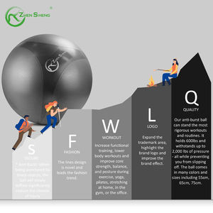 Palla da Yoga/Pilates/Equilibrio Zhensheng Economico con Design Innovativo Stile Armonia, Personalizzabile con Logo, Certificata REACH - Product Image 2