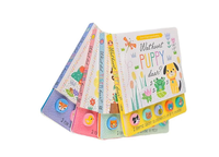 Livre sonore interactif pour enfants avec boutons en caoutchouc et musique