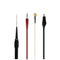 Câble coaxial RF mâle SMA prise banane 4mm pour pince crocodile sonde de fil sans rupture pour instruments de mesure électroniques Oscillosco