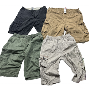 Pantaloni corti da uomo usati di alta qualità di <span class=keywords><strong>seconda</strong></span> mano misti <span class=keywords><strong>2</strong></span> ° pantaloncini Cargo alla rinfusa per balle di abbigliamento Ukay Ukay - Product Image 5