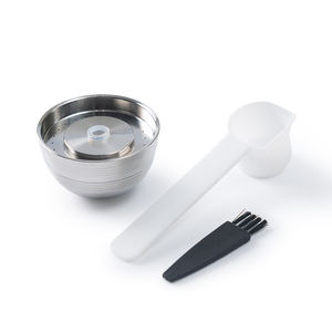 Juego de cápsulas recargables vacías, cápsula de café de acero inoxidable 304, compatible con <span class=keywords><strong>Vertuo</strong></span> <span class=keywords><strong>Next</strong></span>, máquina de café de cápsulas <span class=keywords><strong>Vertuo</strong></span> Pop - Product Image 2