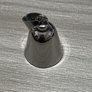yunnique <b>Titanium</b> Steel Motorcycle Bell Pendant Polished Durable Cylindrical Shape Geometric Design Single Color No Pattern - Product Image 1