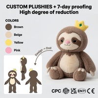 Fabricant de jouets en peluche personnalisés OEM ODM : Peluche Kawaii Coréole Couronne en coton PP, bien garnie et douce