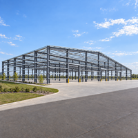 Structure en acier robuste pour entrepôt, centre de distribution, atelier, bâtiment industriel préfabriqué