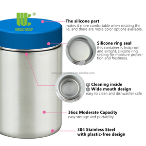 Contenitore in polvere di proteine in acciaio inossidabile con paletta da 20ml <span class=keywords><strong>barattolo</strong></span> riutilizzabile per supplemento di tè al collagene in plastica libero Logo personalizzato - Product Image 3