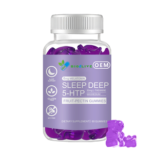 Integratori in Gommose per il Sonno Senza Zucchero Vegani con 6mg di Melatonina, Magnesio e Vitamina B6, Etichetta Privata OEM all'Ingrosso - Product Image 2