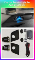 Lumière ambiante intérieure de voiture à commande par application, haut-parleur tweeter décoratif pour Audi A4 A5 A6L A7 Q5 Q7 Q8 C7 C8 Accessoires