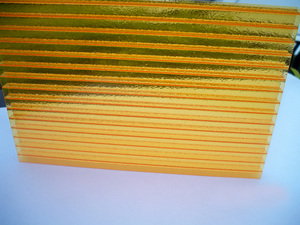 Support transparent OEM Polycarbone clair fumé Multiwall Twinwall feuille de toit <span class=keywords><strong>en</strong></span> plastique panneaux de serre creux <span class=keywords><strong>en</strong></span> Polycarbonate - Product Image 4