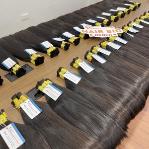 Extension de cheveux en vrac de couleur noire naturelle extension de cheveux de qualité de luxe vietnamienne droite naturelle super vente jusqu'à 30 $ - Product Image 4