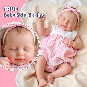 Babeside Bambola Reborn 20'' Bambina Neonato Bebe Reborn 50 cm Realistica - Product Image 4