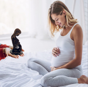 Support commémoratif de naissance pour bébé, ornement artisanal de grossiste, souvenir d'échographie B-Scan pour maman enceinte - Product Image 2