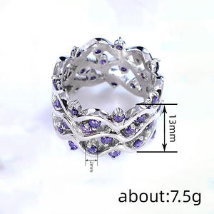 แหวนมอสซาไนต์ A170 ดีไซน์เรขาคณิตทรงกลม ตัวเรือนเงินแท้ 925 ประดับเพชรทรงกลมเจียระไนแบบบริลเลียนท์ เหมาะสำหรับผู้หญิงสวมใส่ทุกวัน - Product Image 4