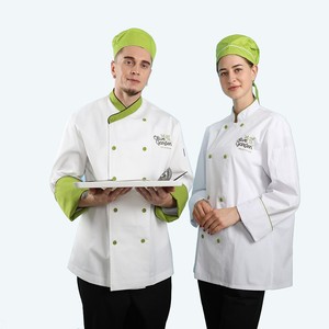 Veste de <span class=keywords><strong>chef</strong></span> <span class=keywords><strong>pâtissier</strong></span> à manches longues pour homme et <span class=keywords><strong>femme</strong></span>, uniforme uni et personnalisé - Product Image 4