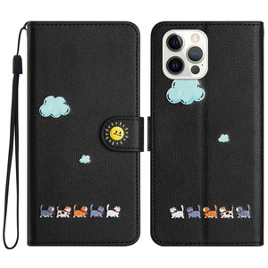 เคสโทรศัพท์ลายการ์ตูนพร้อมที่จับสำหรับ <span class=keywords><strong>Apple</strong></span> 11 ProMax และ <span class=keywords><strong>iPhone</strong></span> 16 พร้อมช่องใส่บัตร 13 เคสโทรศัพท์มือถือ - Product Image 6