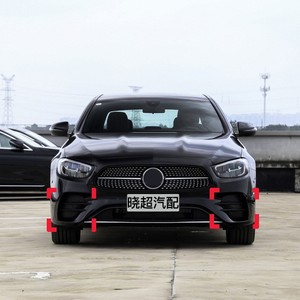 Carbon Fiber Car Window Weather Shields For Mercedes Benz E Class 213 Sport Edition Black Pattern 3m Tape Install - Product Image 2