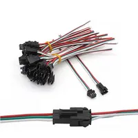 JST SM-Stecker 2-polig/3-polig/4-polig/5-polig Stecker und Buchse 2 3 4 5-polig Draht kabel Pigtail-Stecker für LED-Streifen