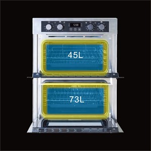 Hot bán giá rẻ điện tường lò được xây dựng trong lò đôi - Product Image 3