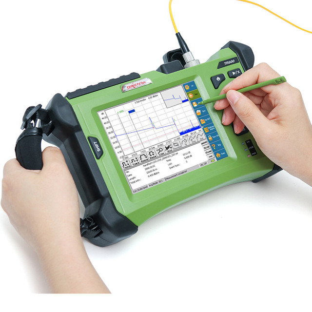 Handheld Tester TR600 Single Mode Multimode 850/1300/1310/1550 21/19+32/30dB Fiber Optic OTDR