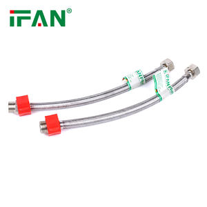 Tuyau <span class=keywords><strong>flexible</strong></span> en acier inoxydable ondulé IFAN Professional Supply 1/2 pouce, tuyau <span class=keywords><strong>flexible</strong></span> en métal pour <span class=keywords><strong>plomberie</strong></span>, 30-60 cm - Product Image 3