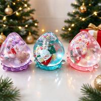 Jouet anti-stress souple en forme de goutte d'eau à remontée lente pour Noël 2026, jouet souple transparent en forme de goutte d'eau pour enfants