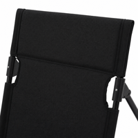 Chaise pliante légère pour usage extérieur, fabrication directe d'usine, ODM OEM, tissu polyester, avec sac de rangement