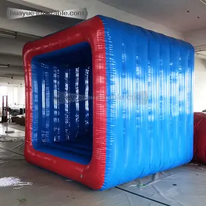 वाणिज्यिक टीम बिल्डिंग उपकरण वर्ग Inflatable घन मानव फ्लिप यह रोलिंग इंटरैक्टिव खेल