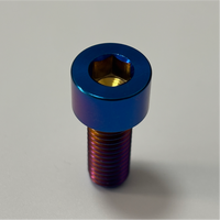 Applicable aux modèles Surron/Yozma In10, boulons hexagonaux à tête cylindrique en alliage de titane TC4 (Ti-6Al-4V) M5/M6/M8 spécialement modifiés